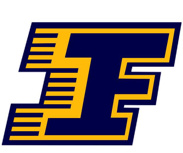 Farrell logo - gold and navy
