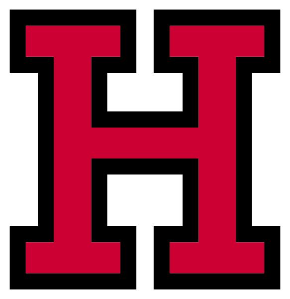 Hickory school logo - red and black